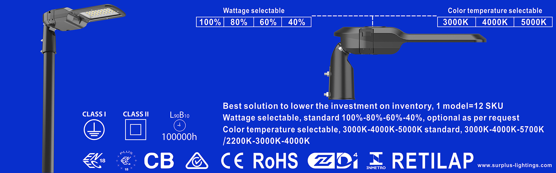 calidad La luz de las calles de las ciudades de la región de la Unión Europea (UE) no se puede utilizar para Fábrica
