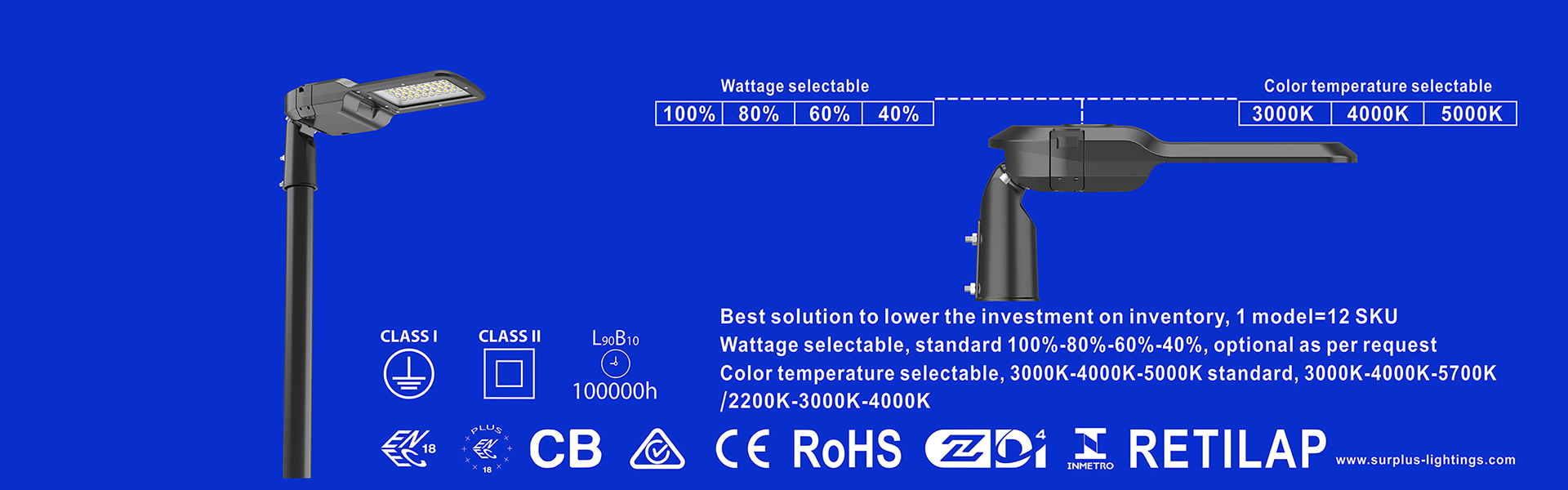 calidad La luz de las calles de las ciudades de la región de la Unión Europea (UE) no se puede utilizar para Fábrica
