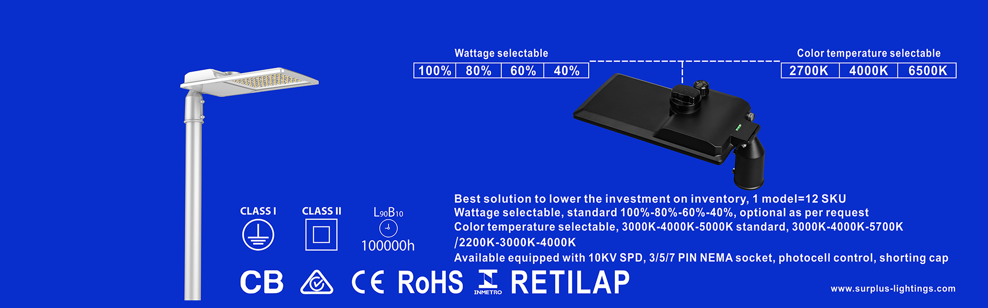 calidad La luz de las calles de las ciudades de la región de la Unión Europea (UE) no se puede utilizar para Fábrica