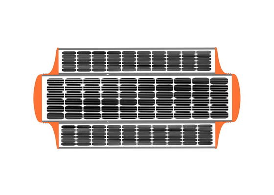 210 Lm/W 200W IP66 Integrated Intelligent Solar LED Street Light TUV CB CE SAA Approved Solar Lighting All In One Solar LED Street Light LED Parking Lot Light