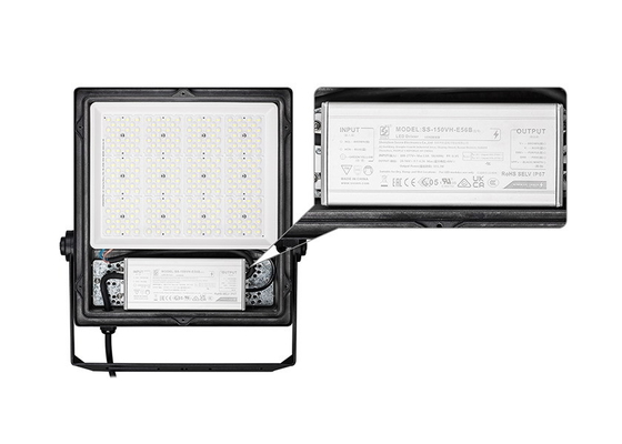 Sportlux Gen2 series 200W 180lm/W IP66 LED flood light reflector TUV ENEC CE CB SAA GMA INMETRO RETILAP certified outdoor lighting 5 years warranty