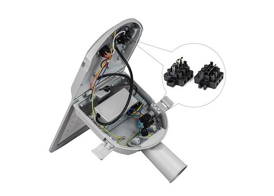 Smart City Lighting 190lm/W 60W LED Street Light IP66 IK09 ENEC CB SASO ENEC+ SAA CE Zhaga-D4i Certified 10 Years Warranty Public Lighting