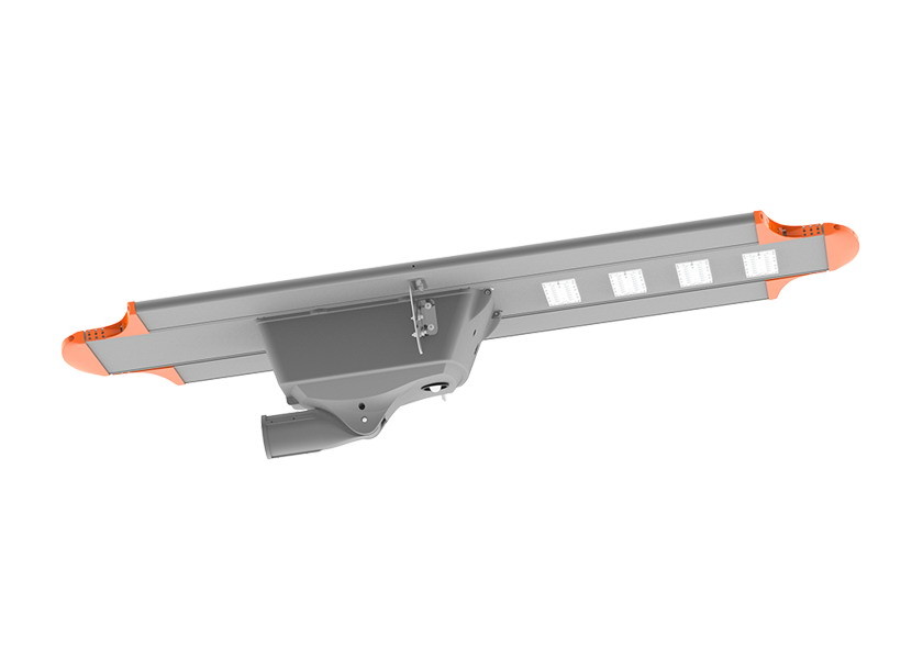 210 lm/W 200W IP66 Integrated Intelligent Solar LED Street Light TUV CB CE SAA Approved Solar Lighting All in one solar LED street light solar powered LED street light solar LED parking lot light
