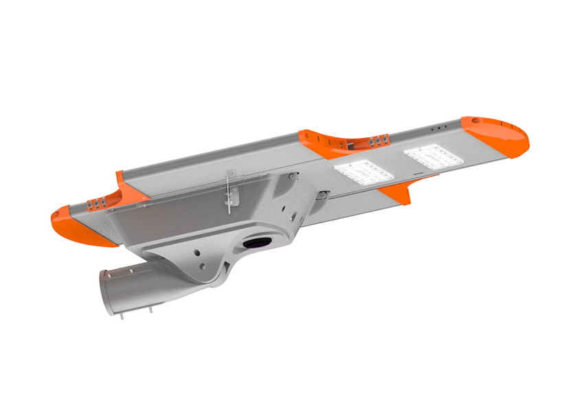 210 lm/W 80W IP66 Integrated Intelligent Solar LED Street Light TUV CB CE SAA Approved Solar Lighting All in one solar LED street light solar powered LED street light solar LED parking lot light